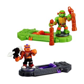 Foto 3 | Mini Battling Warriors Versus Pack Tmnt Michelangelo Contra Bebop - Venta Internacional.
