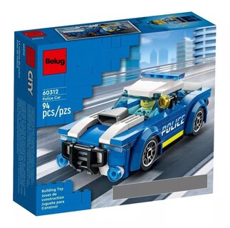 Foto 2 | Kit De Construcción Auto De Policía Juguete Belug De 5 Años, Azul