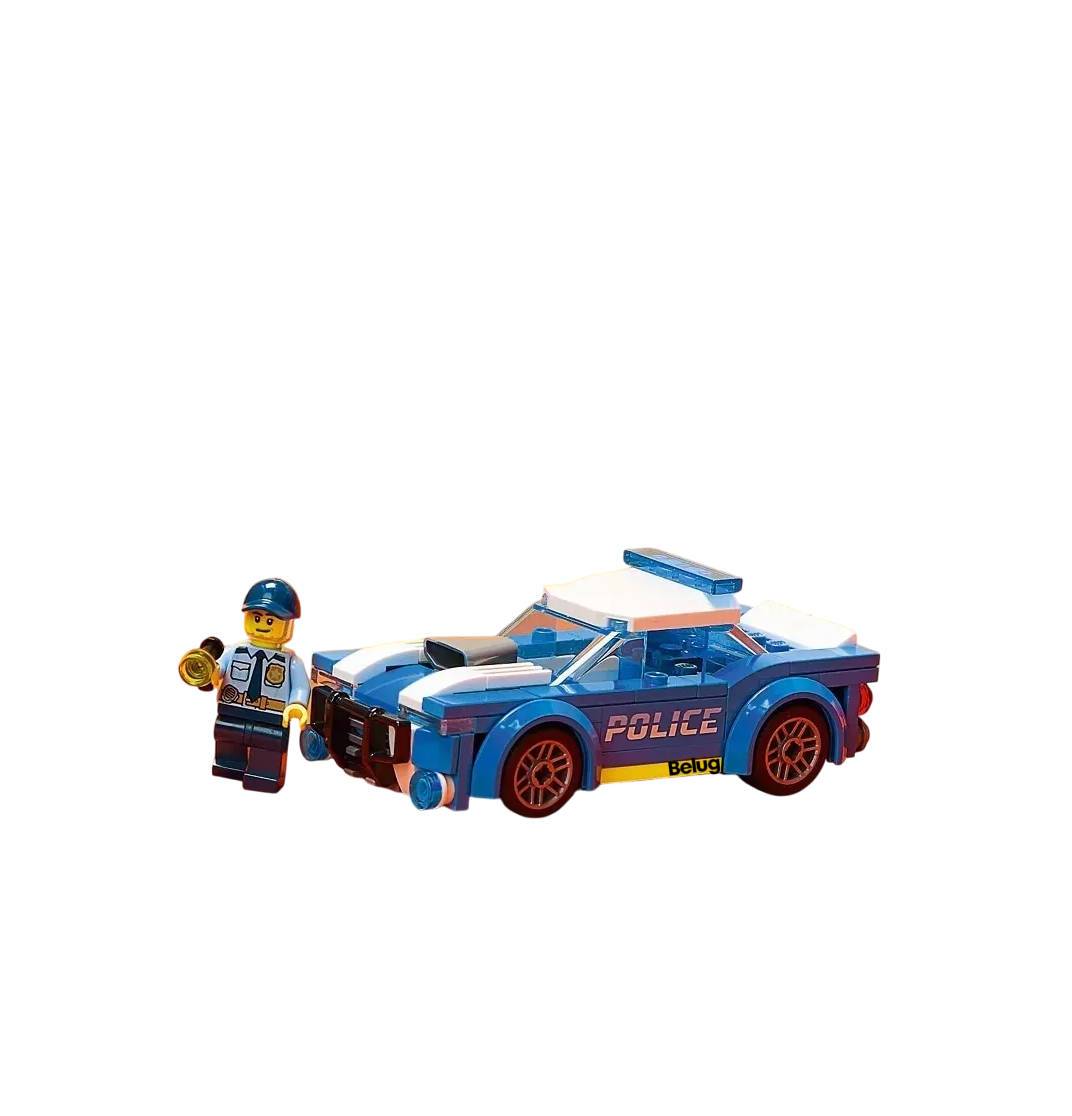 Foto 5 | Kit De Construcción Auto De Policía Juguete Belug De 5 Años, Azul