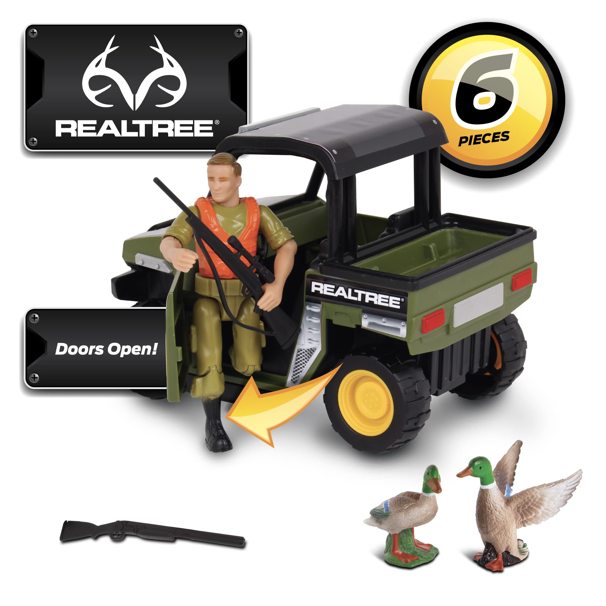 Foto 3 | Playset Nkok Realtree Utv Duck Hunting 1:18 A Escala 1:18 Para Niños A Partir De 3 Años - Venta Internacional.