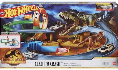 Foto 5 | Set De Coches De Juguete Y Pista Hot Wheels Jurassic World Dominion - Venta Internacional.