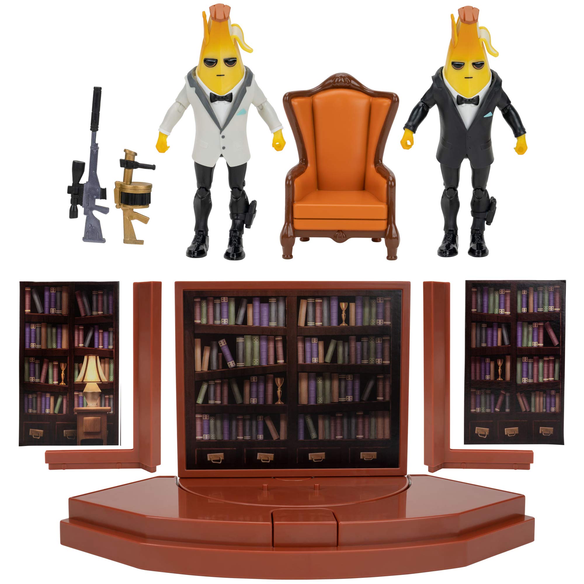 Playset Fortnite Agent's Room Con 2 Articulated Agent Peely - Venta Internacional.