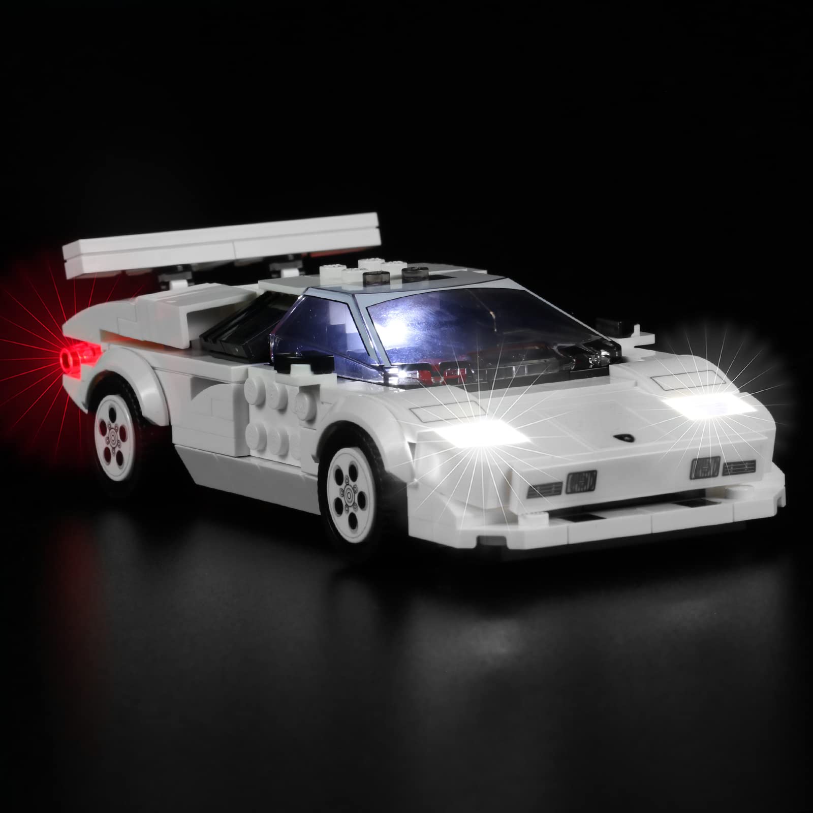 Foto 2 pulgar | Set De Iluminación Led Brickbling Para Lego Speed Champions Lamborghini Countach 76908 - Venta Internacional.