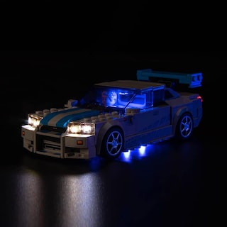Foto 1 | Kit De Luces Led Brickbling Para Nissan Skyline Gt-r (r34) De Lego Speed Champions - Venta Internacional.