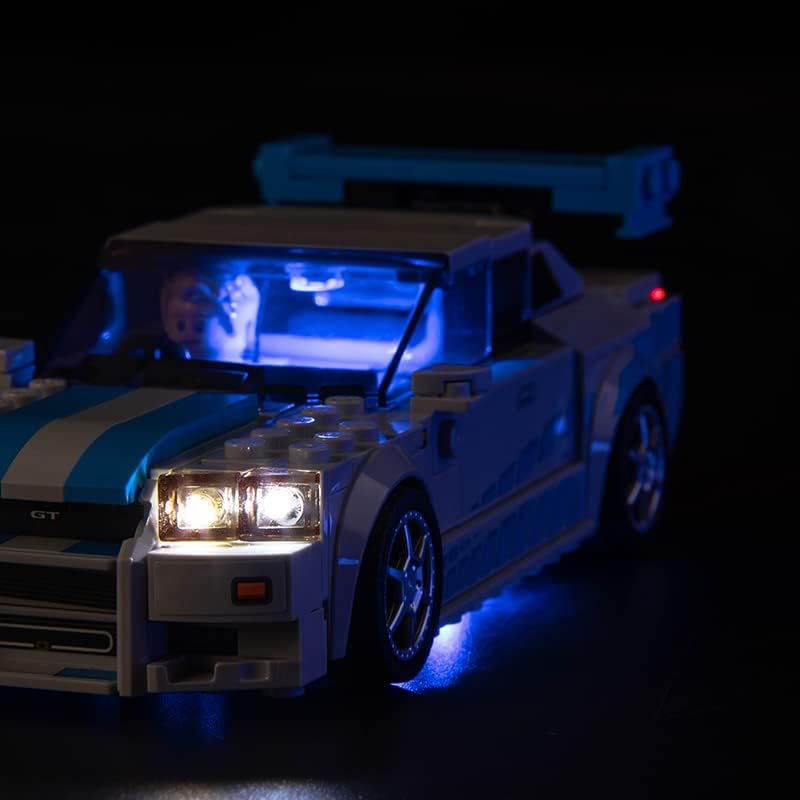 Foto 7 pulgar | Kit De Luces Led Brickbling Para Nissan Skyline Gt-r (r34) De Lego Speed Champions - Venta Internacional.