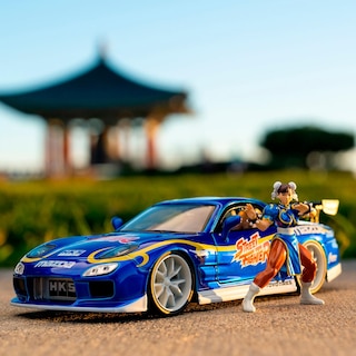 Foto 6 | Coche Fundido A Presión Jada Toys Street Fighter 1993 Mazda Rx7 1:24 - Venta Internacional.