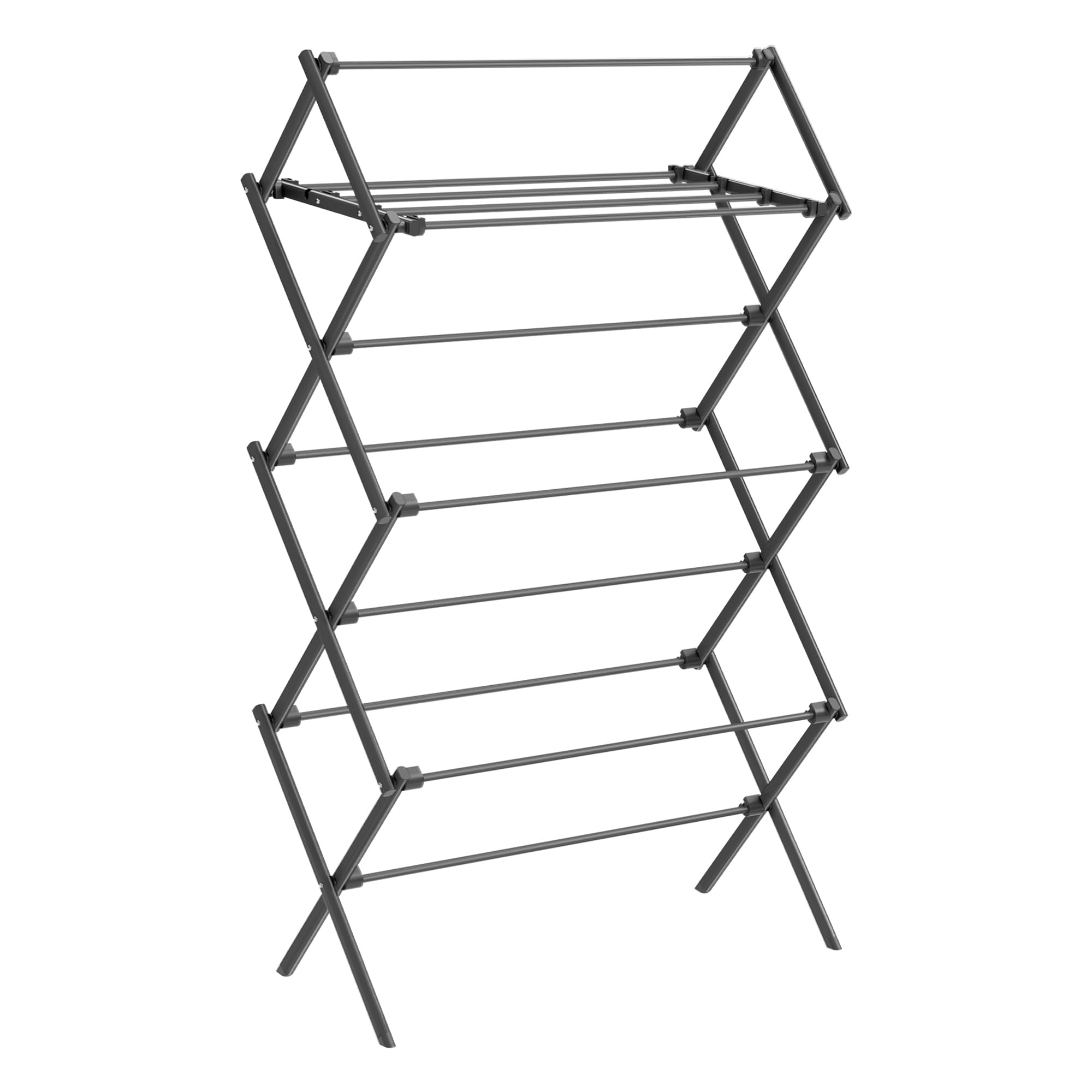 Foto 1 | Songmics Tendedero Plegable, Acero, 14.6×29.5×53.2 in, Fácil Montaje, Interior/exterior, Negro, Ullr770b01.