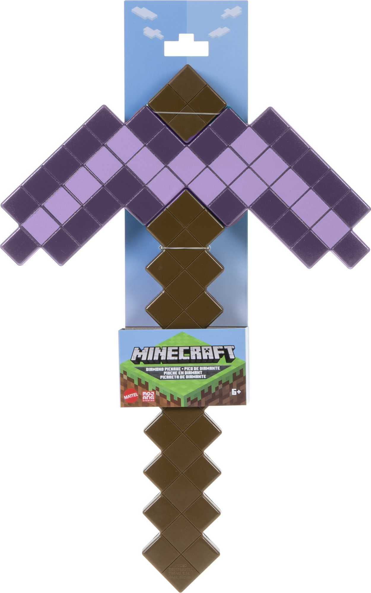 Foto 7 pulgar | Colección De Accesorios: Espada Y Pico Para Juegos De Rol Mattel Minecraft - Venta Internacional.