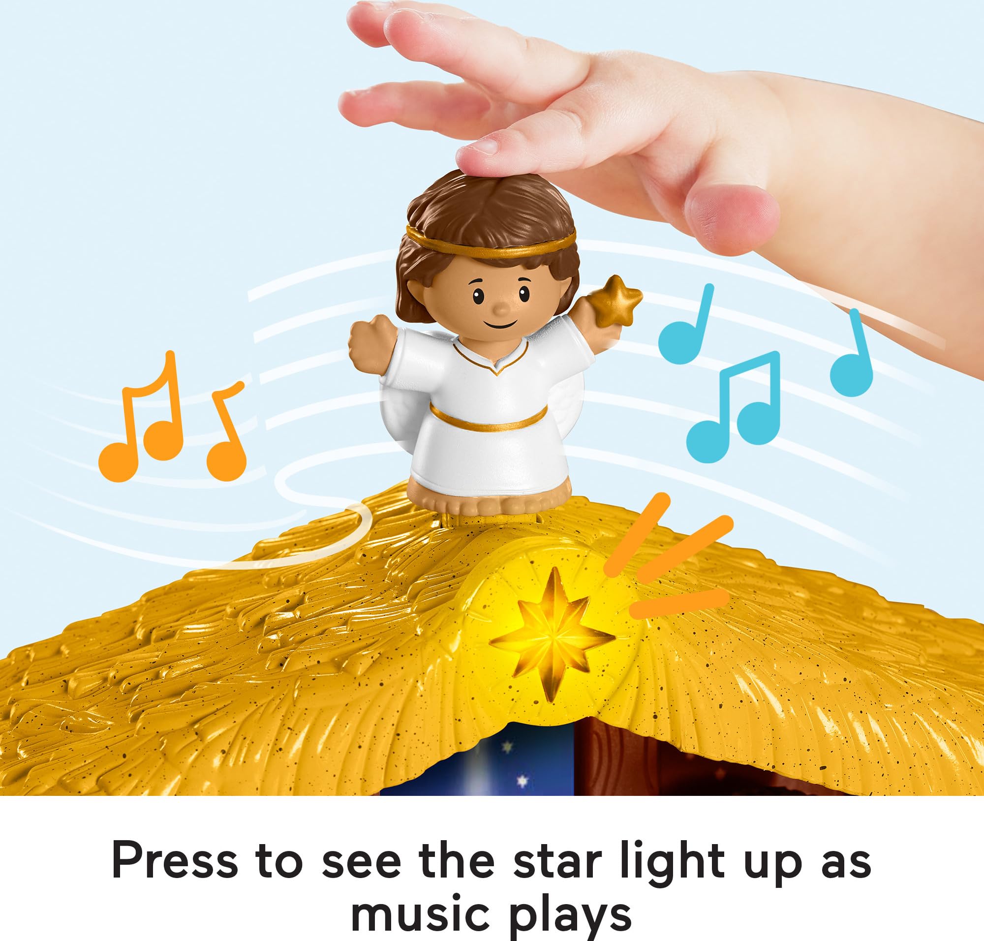 Foto 4 pulgar | Set De Belén Fisher-price Little People Con Música Y Luces - Venta Internacional.