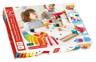 Foto 7 | Marble Track Hape Crazy Rollers Stack Track Track Track Para Niños Mayores De 3 Años - Venta Internacional.