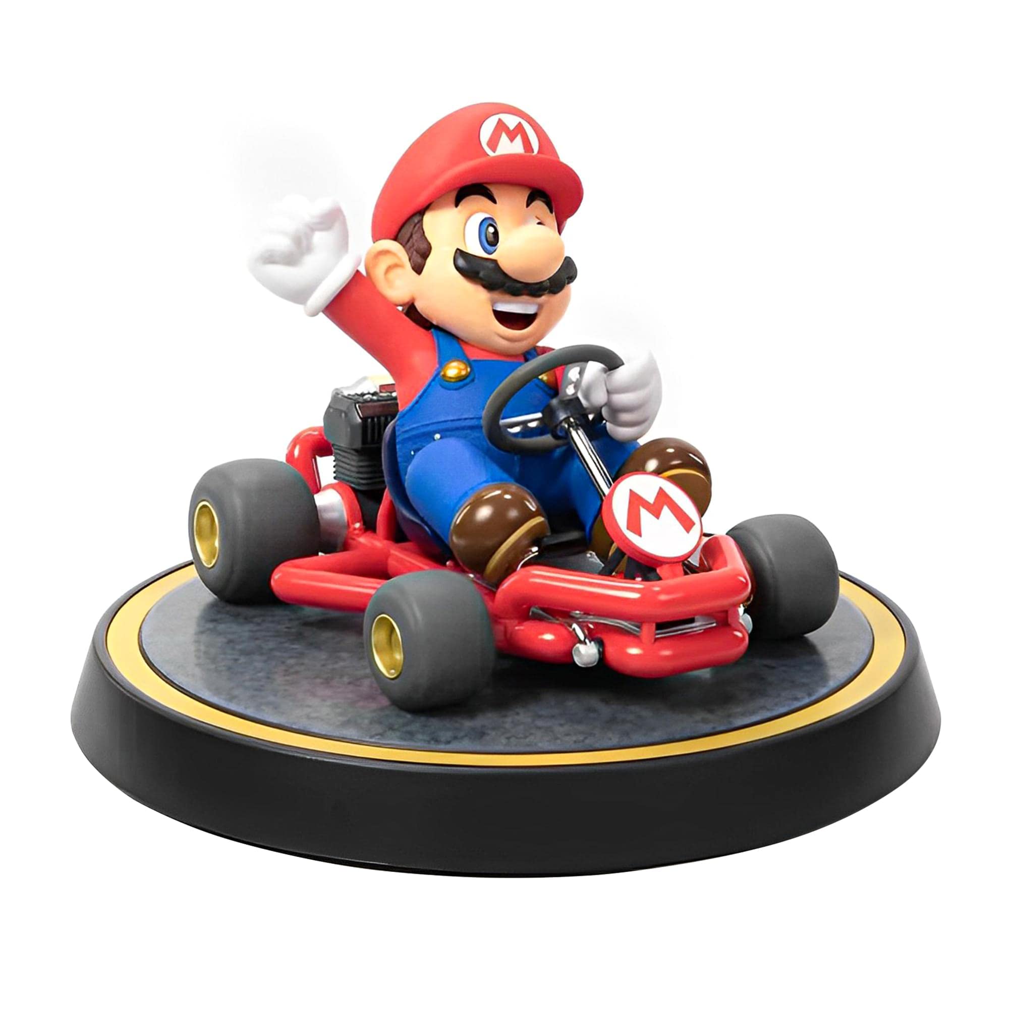 Foto 5 pulgar | Statue First 4 Figures Mario Kart Mario Pvc Edición Estándar - Venta Internacional.