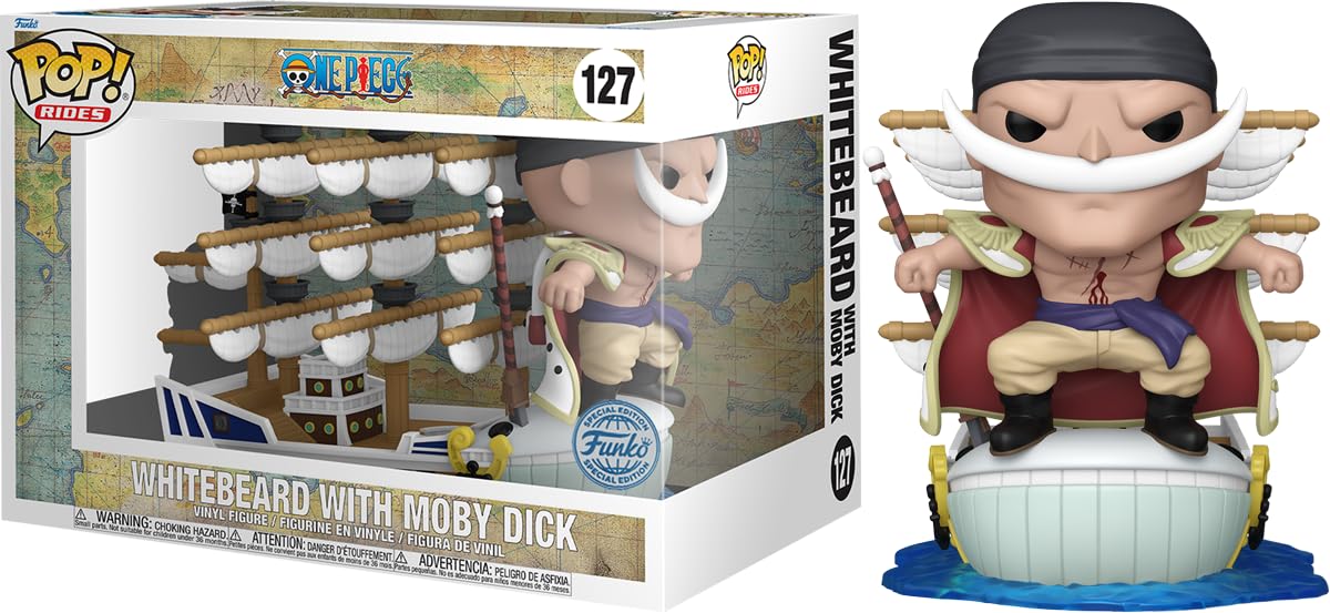 Foto 4 pulgar | ¡papá! Monta Funko One Piece Whitebeard Con Moby Dick - Venta Internacional.