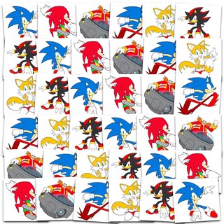 Foto 2 | Tatuajes Temporales De Sonic The Hedgehog, 72 Unidades, Para Fiestas Infantiles - Venta Internacional.
