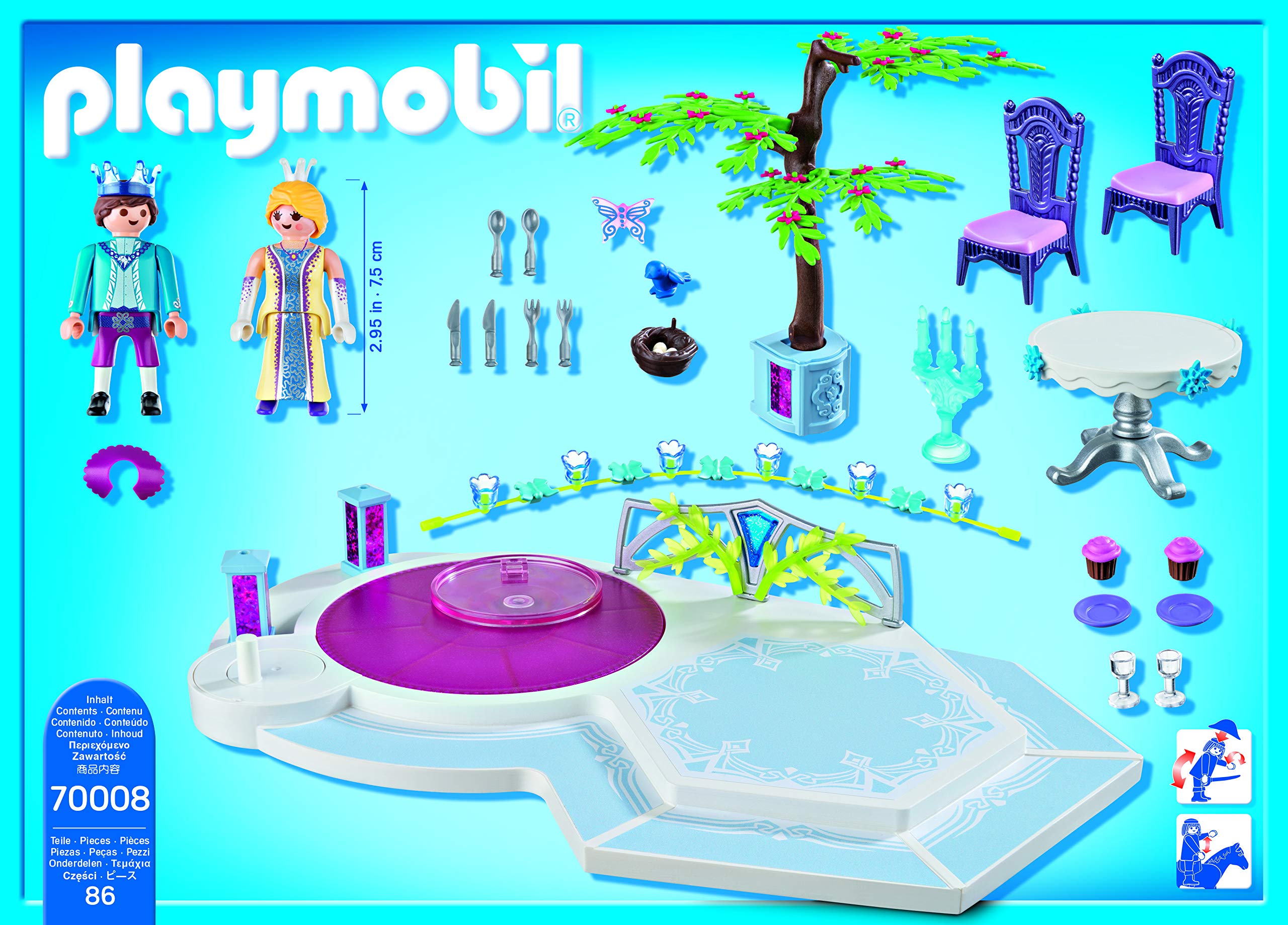 Foto 4 pulgar | Pelota Real Superset De Playmobil Con Plataforma Giratoria - Venta Internacional.