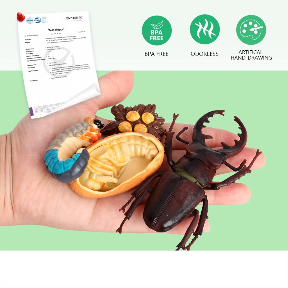Foto 3 pulgar | Juego De Figuras De Animales Volnau Life Cycle, 17 Piezas, Para Niños Mayores De 3 Años - Venta Internacional.