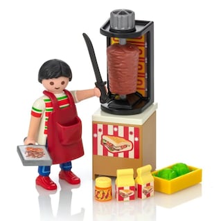 Foto 1 | Set De Construcción Playmobil Kebab Vendor Con Accesorios Desde Hace Más De 4 Años - Venta Internacional.