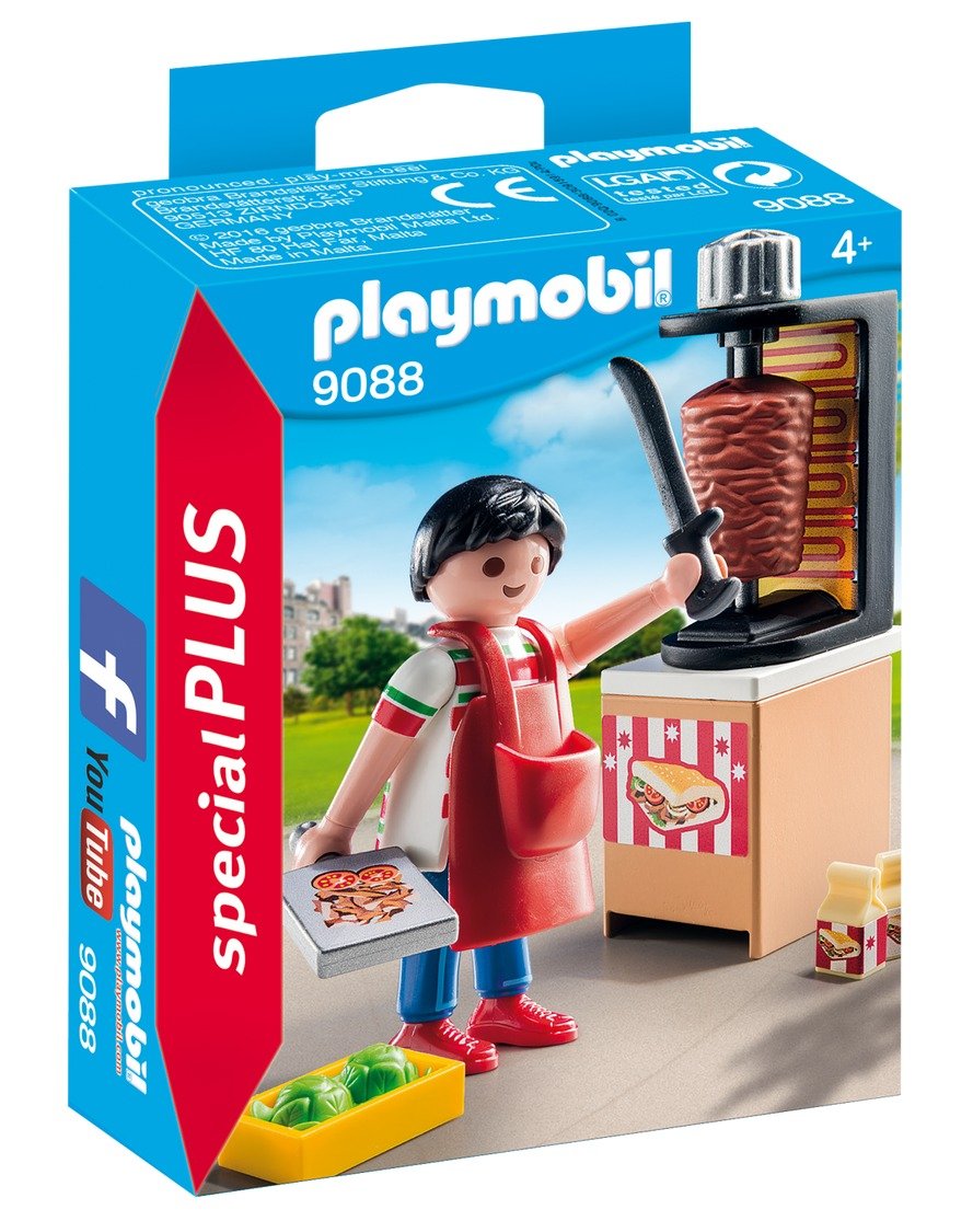 Foto 5 pulgar | Set De Construcción Playmobil Kebab Vendor Con Accesorios Desde Hace Más De 4 Años - Venta Internacional.