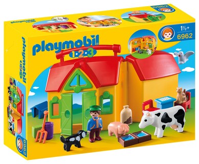 Foto 4 | Toy Playmobil My Take Along Farm Para Niños Pequeños - Venta Internacional.