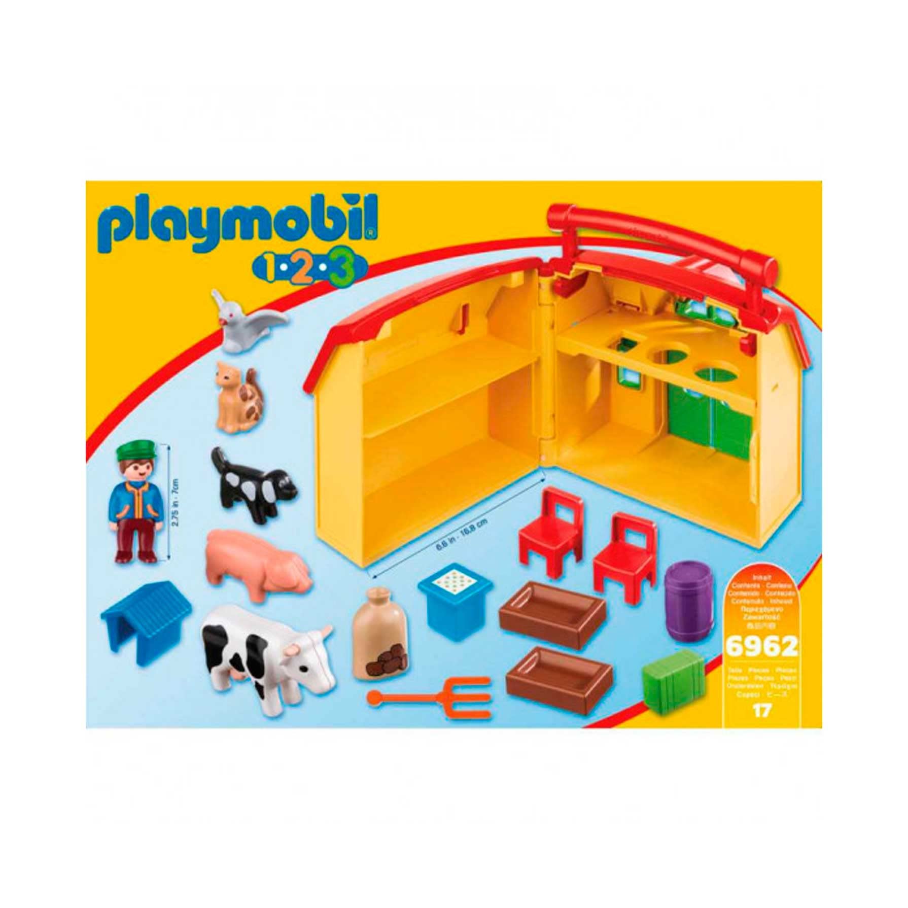 Foto 6 pulgar | Toy Playmobil My Take Along Farm Para Niños Pequeños - Venta Internacional.