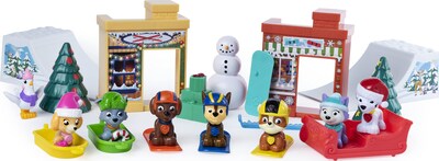 Foto 3 | Calendario De Adviento Paw Patrol Holiday Con 24 Juguetes Para Niños A Partir De 3 Años - Venta Internacional.