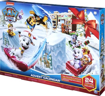 Foto 6 | Calendario De Adviento Paw Patrol Holiday Con 24 Juguetes Para Niños A Partir De 3 Años - Venta Internacional.