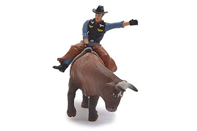 Foto 2 | Toy Little Buster Toys Bucking Bull And Rider, Paquete De 2 - Venta Internacional.