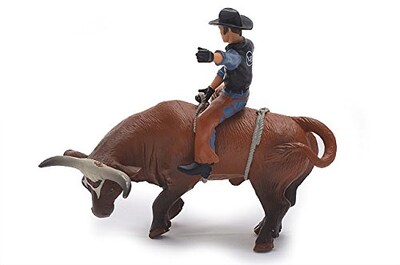 Foto 3 | Toy Little Buster Toys Bucking Bull And Rider, Paquete De 2 - Venta Internacional.