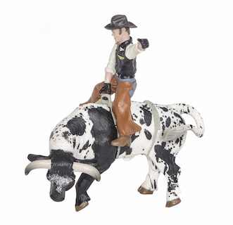 Foto 4 | Toy Little Buster Toys Bucking Bull And Rider, Paquete De 2 - Venta Internacional.