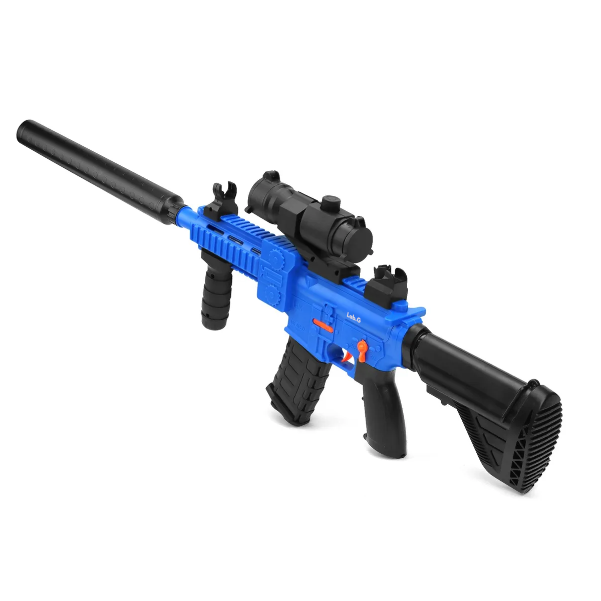 Foto 1 | Pistola Juguete Recargable 12clip Lab.g  Azul