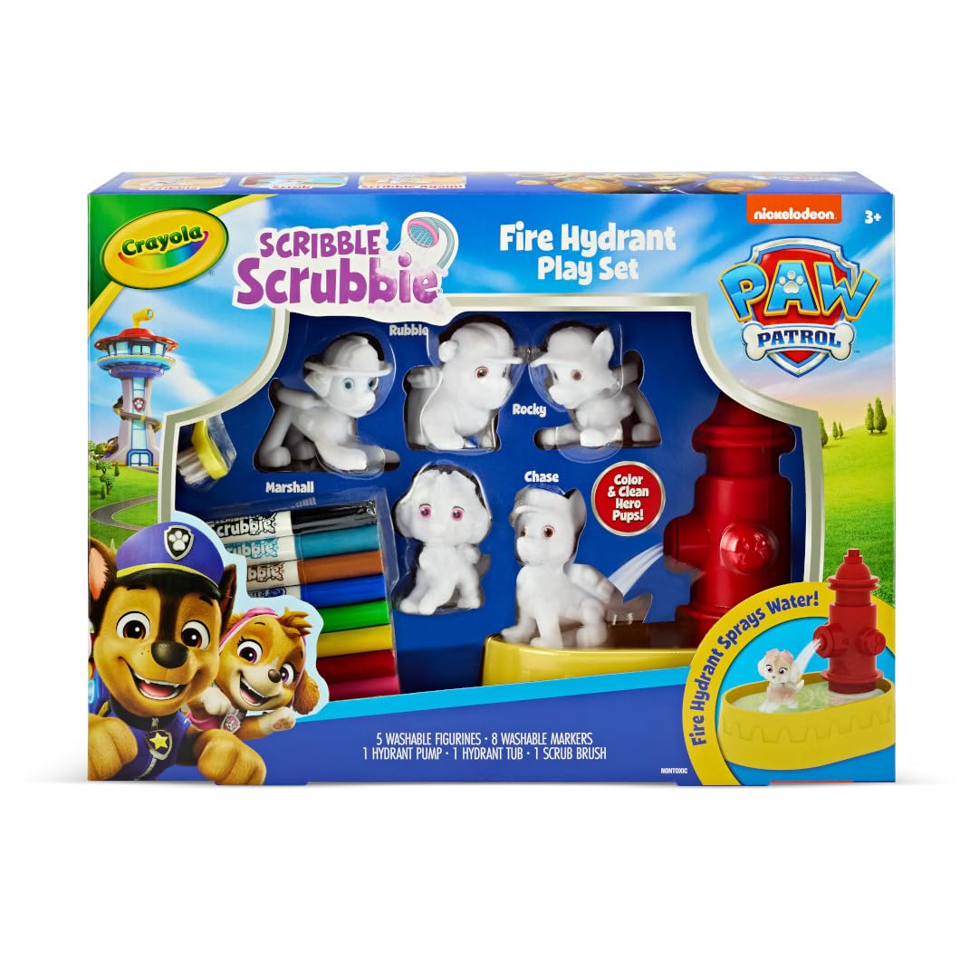 Foto 3 pulgar | Juego Crayola Scribble Scrubbies La Patrulla Canina Con 5 Figuras - Venta Internacional.