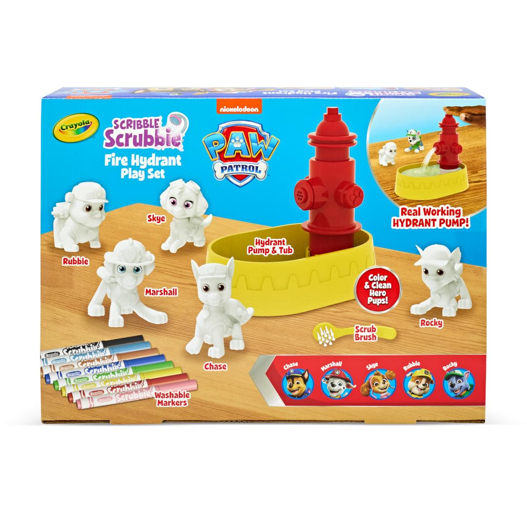 Foto 7 | Juego Crayola Scribble Scrubbies La Patrulla Canina Con 5 Figuras - Venta Internacional.