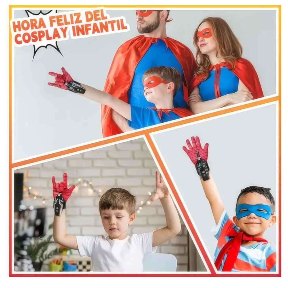 Foto 6 | Lanza Telarañas Spiderman-juego De Rol Infantil Para Niños Q