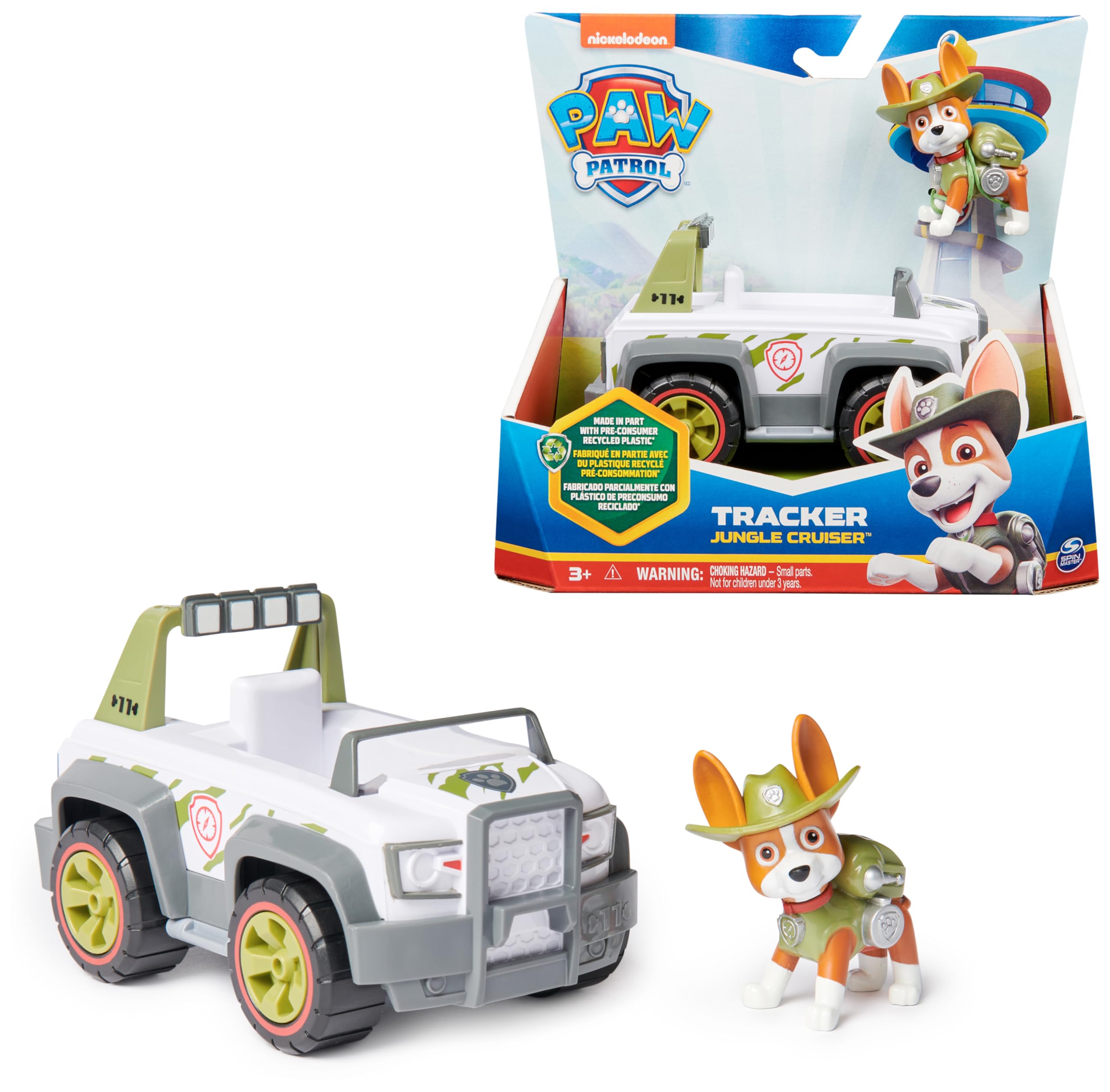 Foto 1 | Coche De Juguete Paw Patrol Jungle Cruiser Con Rastreador De Figuras De Más De 3 Años - Venta Internacional.