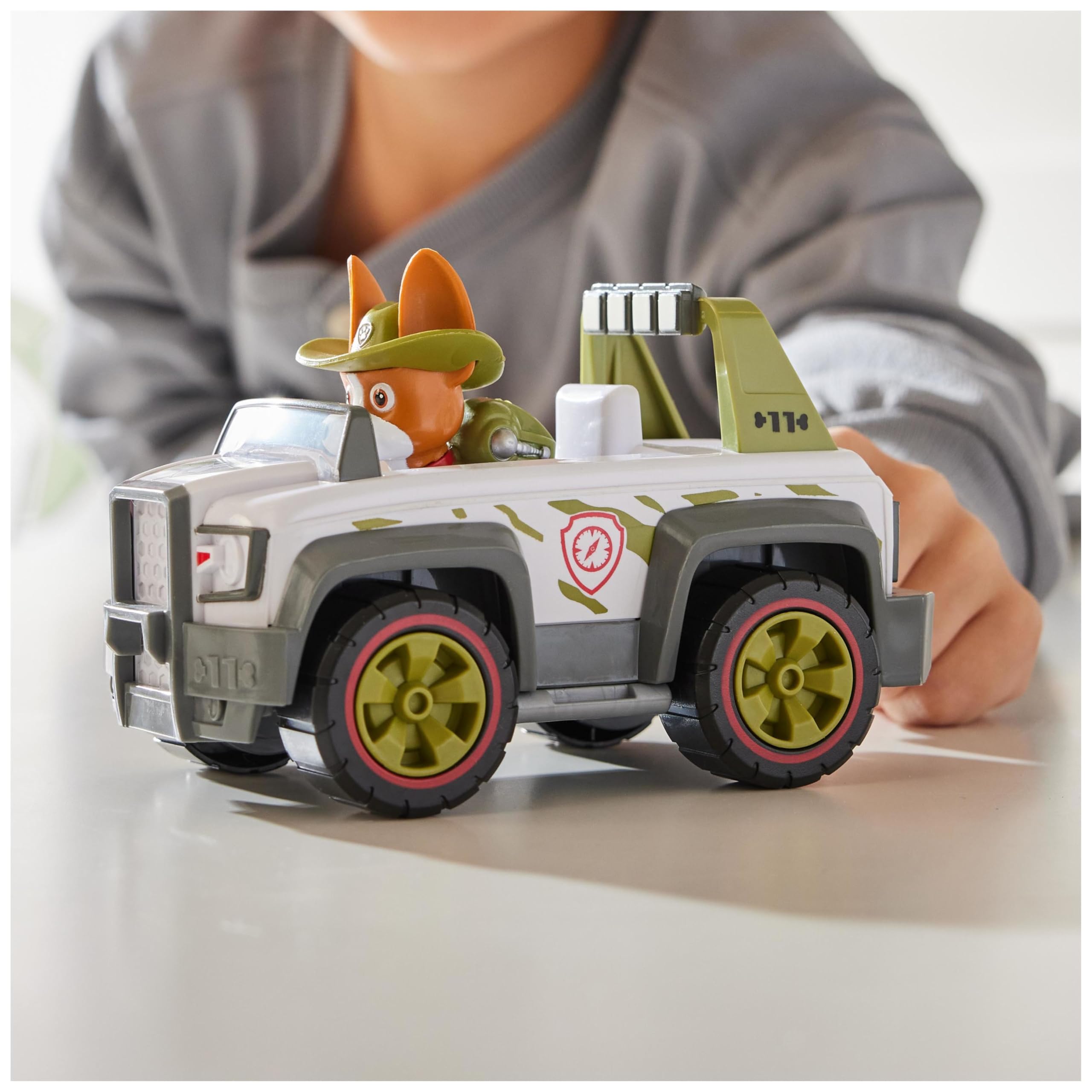 Foto 5 | Coche De Juguete Paw Patrol Jungle Cruiser Con Rastreador De Figuras De Más De 3 Años - Venta Internacional.