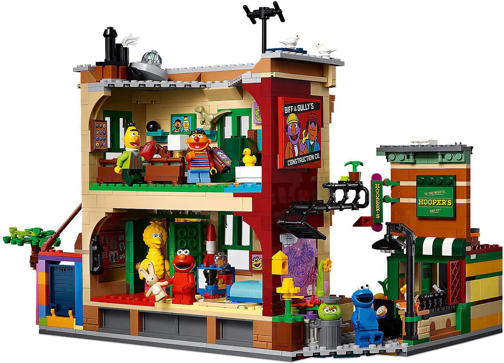 Foto 5 pulgar | Kit De Construcción Lego Ideas 123 Sesame Street 21324 1367 Piezas - Venta Internacional.
