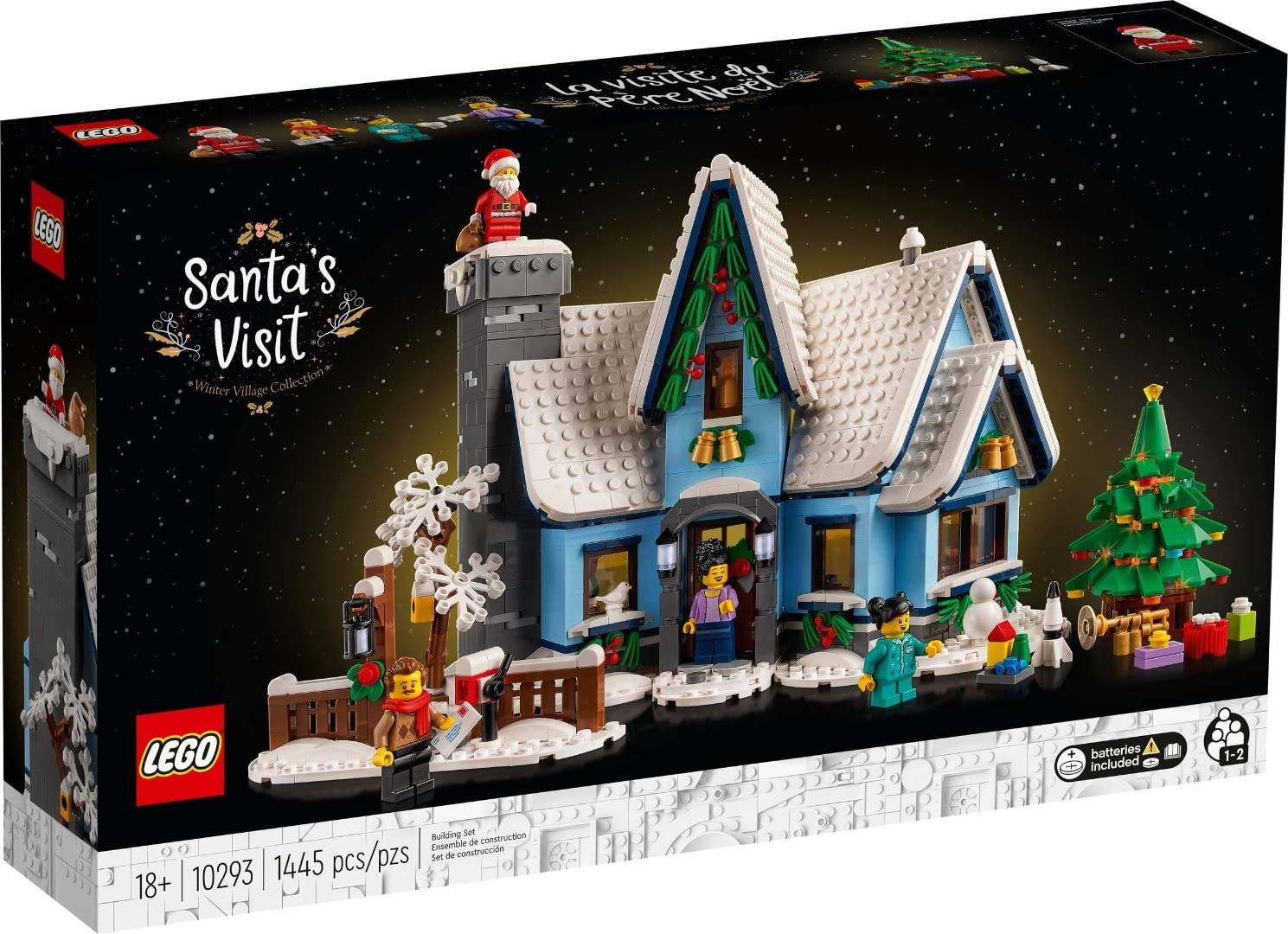 Foto 2 pulgar | Kit De Construcción Lego Creator Winter Village Santa's Visit 10293 - Venta Internacional.