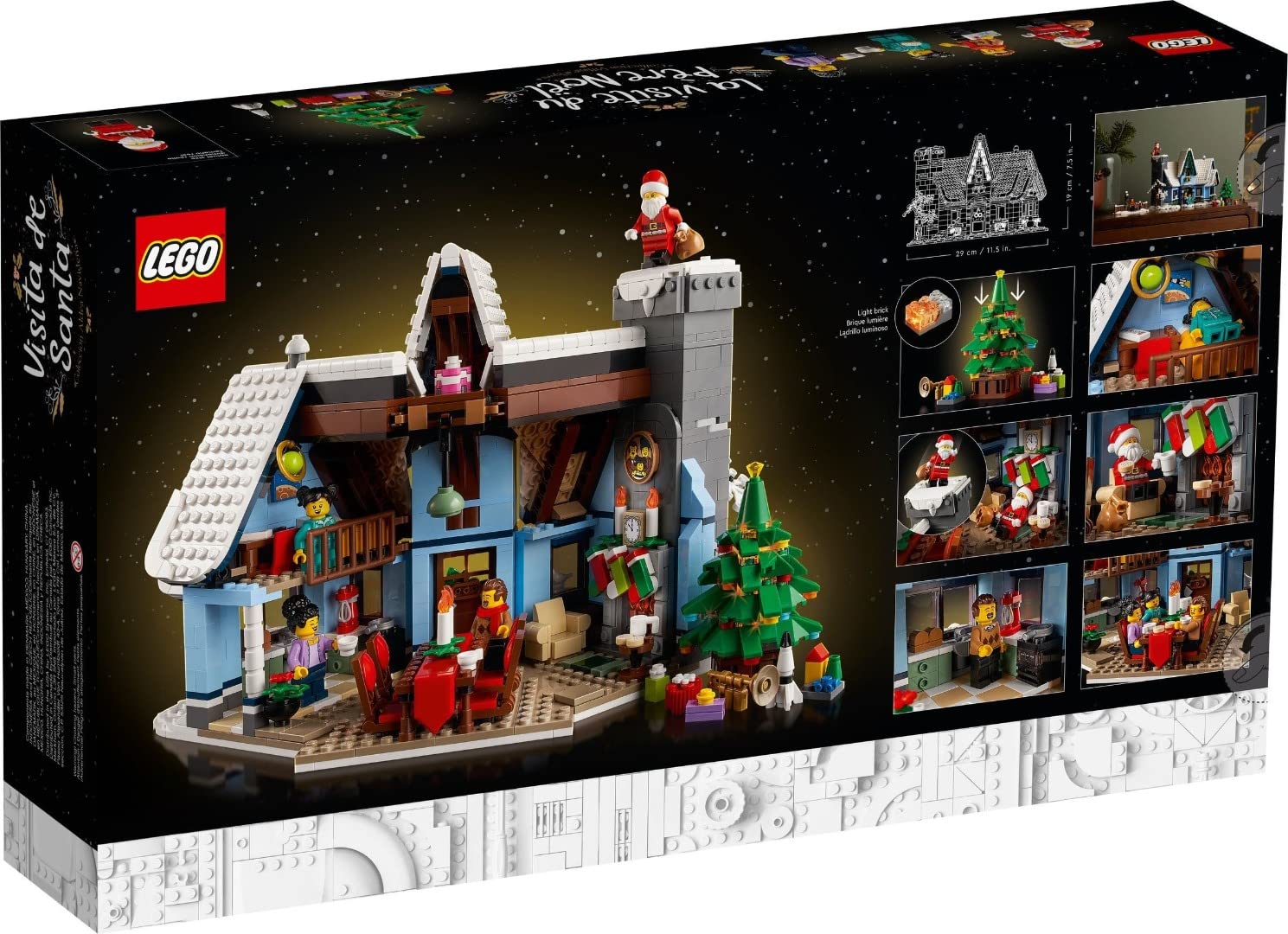 Foto 3 pulgar | Kit De Construcción Lego Creator Winter Village Santa's Visit 10293 - Venta Internacional.