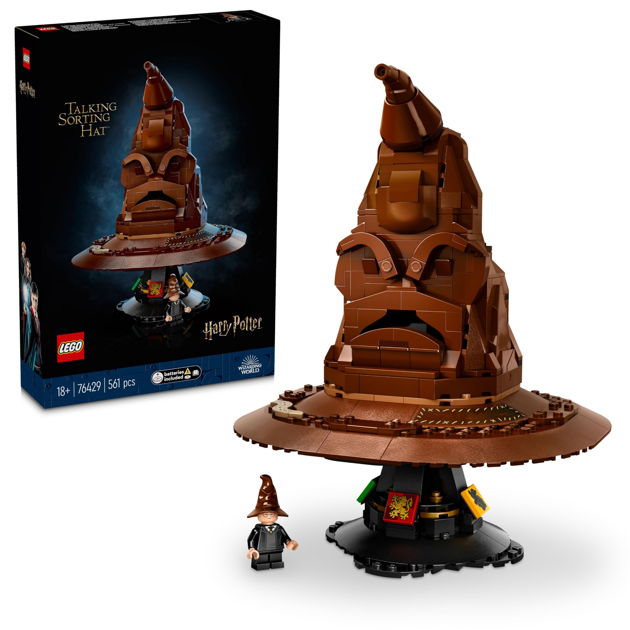 Foto 2 pulgar | Set De Construcción Lego Harry Potter The Talking Magic Sorting Hat - Venta Internacional.
