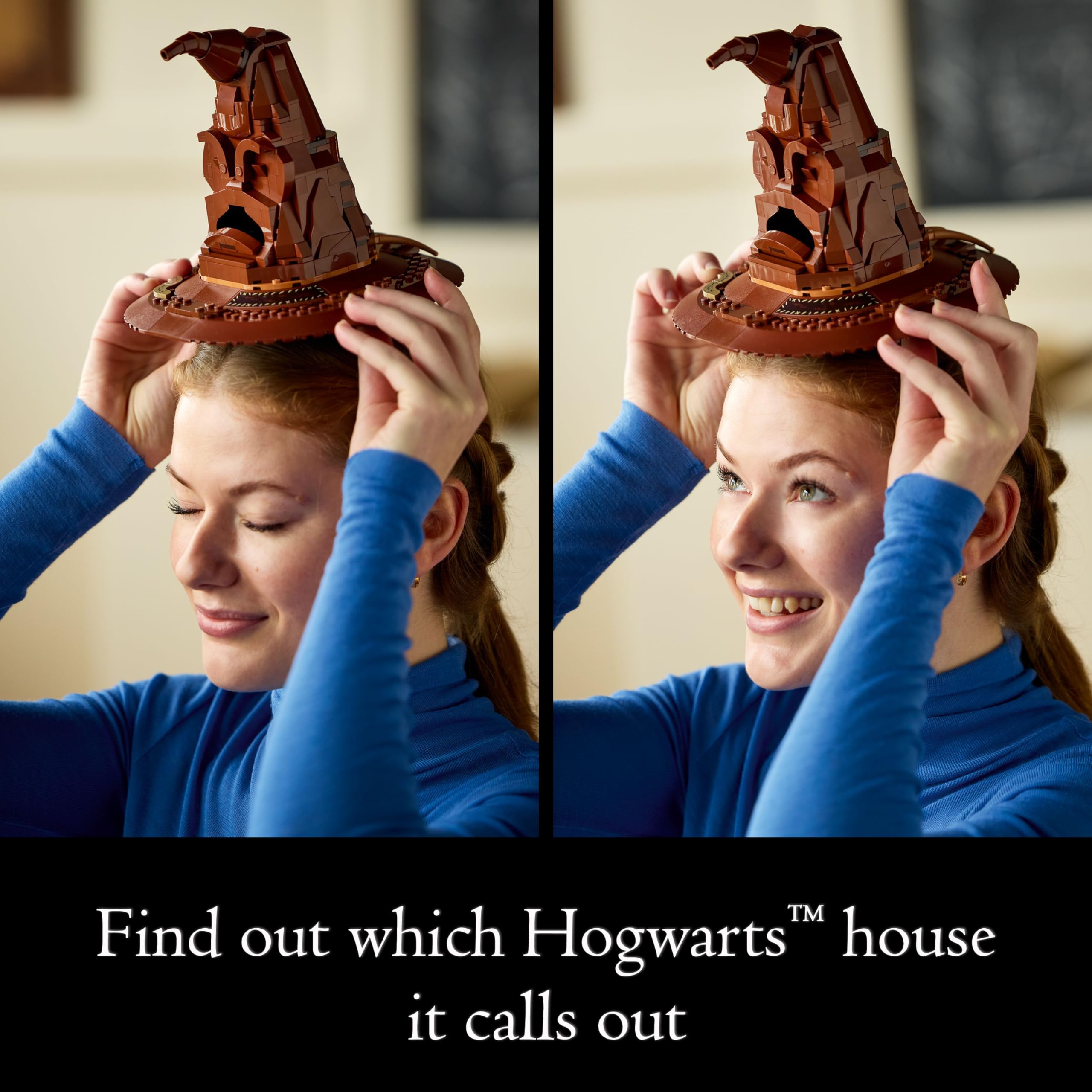 Foto 2 | Set De Construcción Lego Harry Potter The Talking Magic Sorting Hat - Venta Internacional.