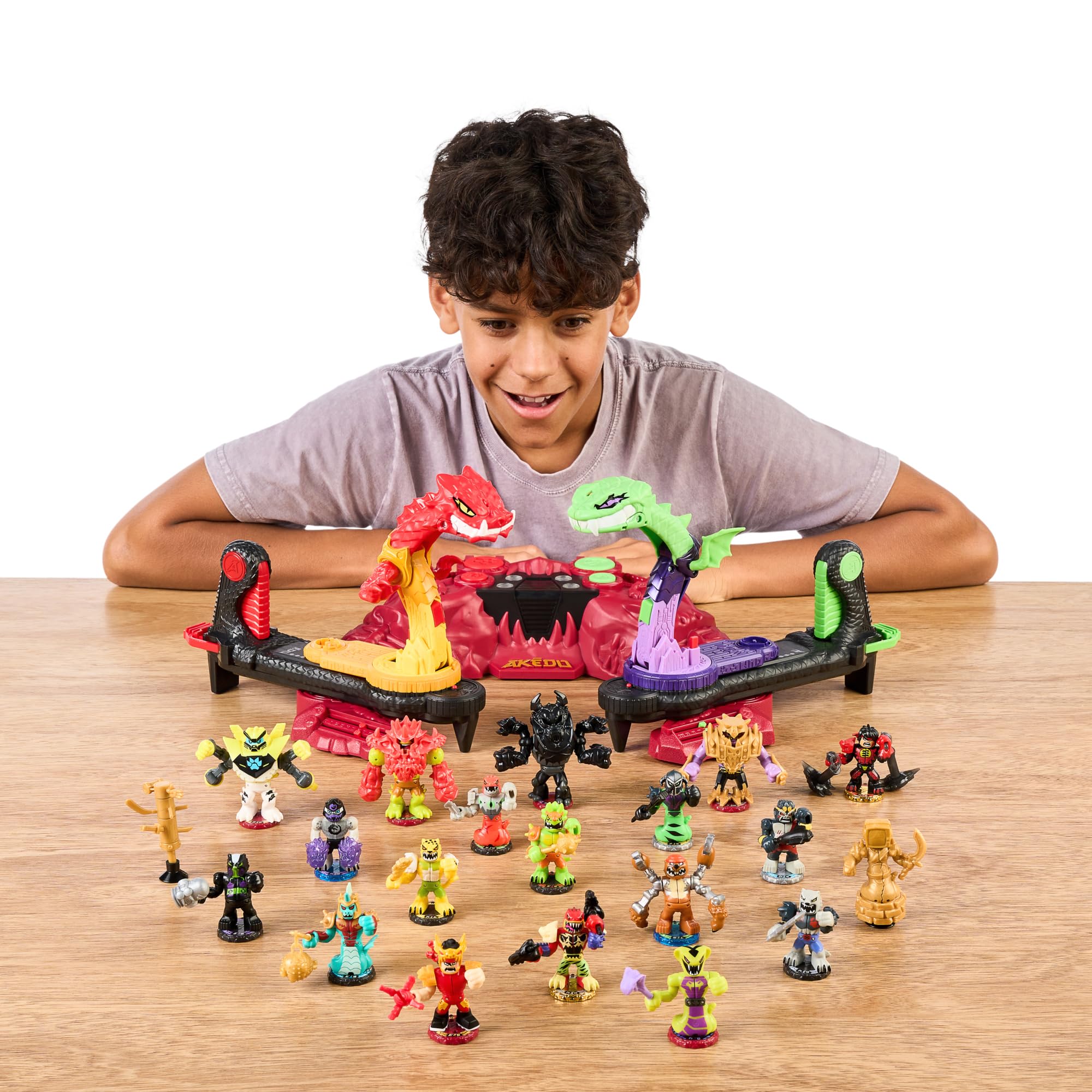Foto 3 pulgar | Toy Akedo Legends Of Akedo Beast Strike Serpent Fury Arena - Venta Internacional.