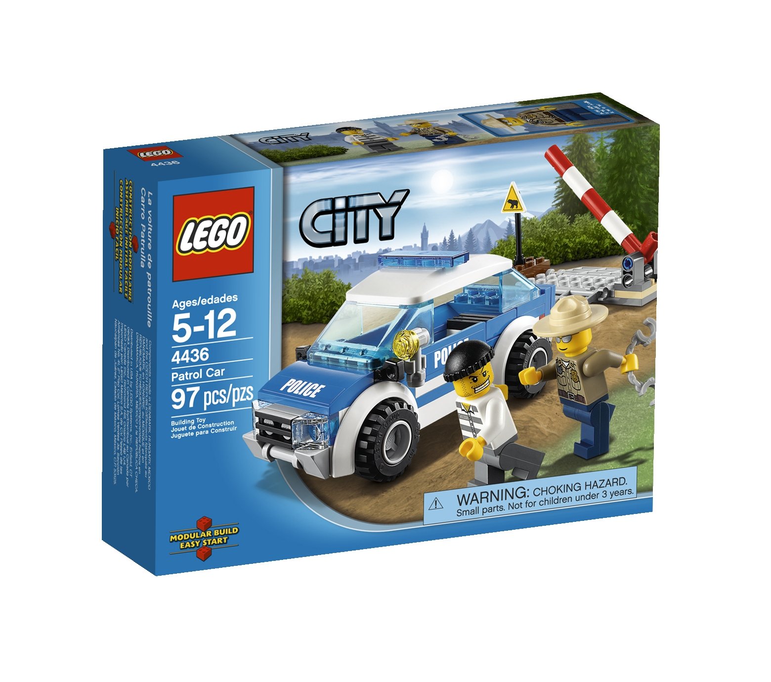 Foto 2 pulgar | Coche Patrulla De Policía Lego City 4436 De Juguete Con 2 Minifiguras - Venta Internacional.