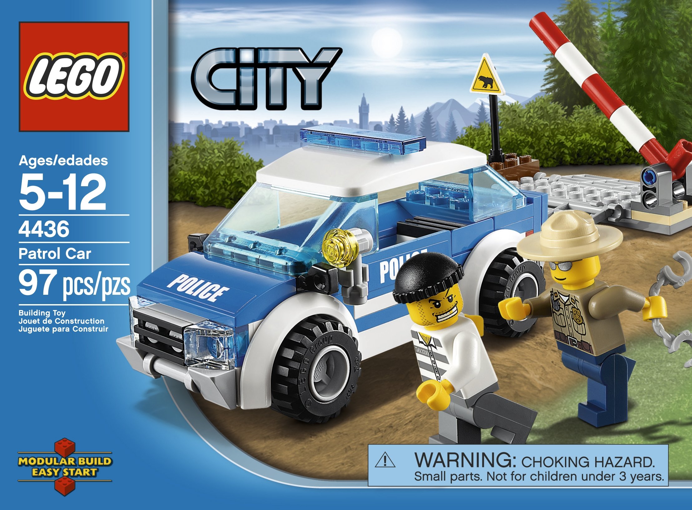 Foto 4 pulgar | Coche Patrulla De Policía Lego City 4436 De Juguete Con 2 Minifiguras - Venta Internacional.