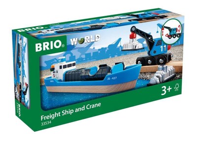 Foto 1 | Accesorio De Juguete Para Trenes Brio World 33534, Portacontenedores Y Grúa - Venta Internacional.