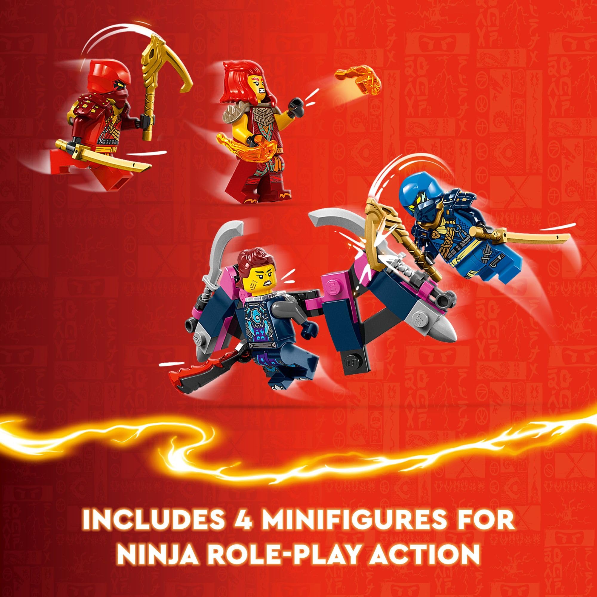 Foto 7 pulgar | Juguete Lego Ninjago Kai's Ninja Climber Mech 71812 Con 4 Figuras - Venta Internacional.