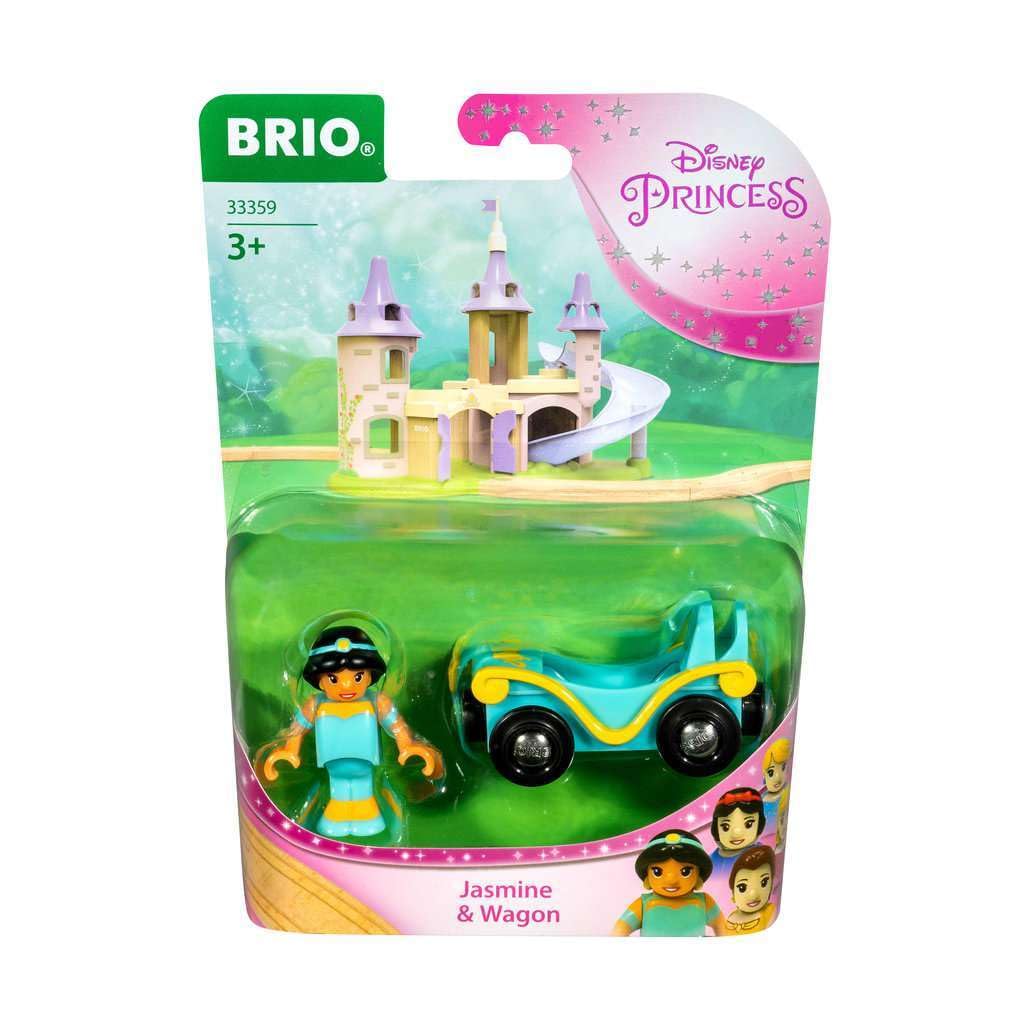 Foto 2 pulgar | Toy Train Brio Disney Princess Jasmine & Wagon Para Niños A Partir De 3 Años - Venta Internacional.