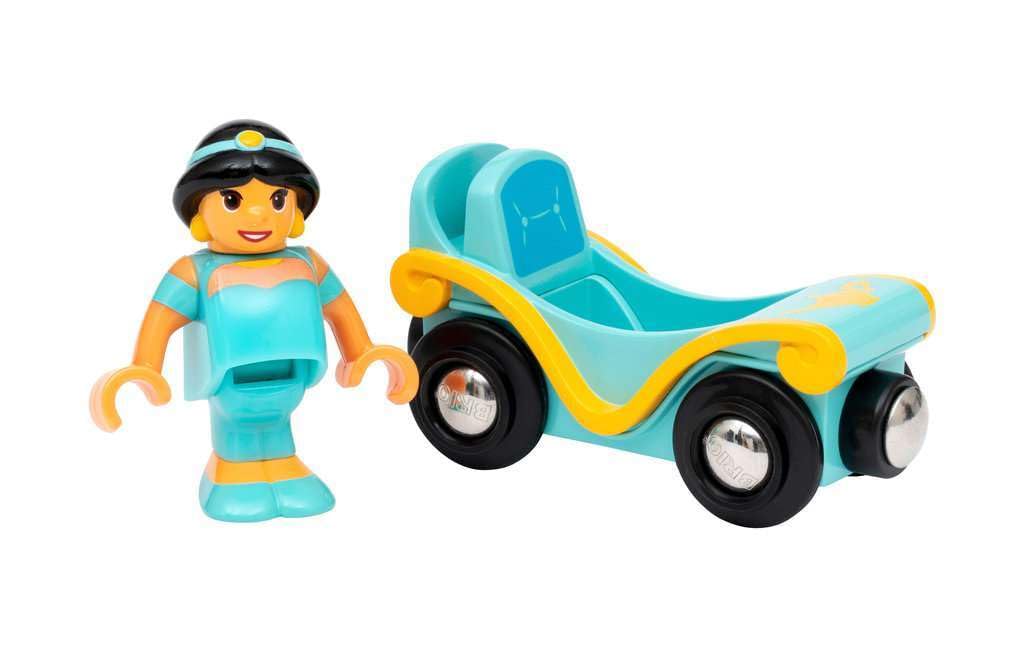 Foto 3 pulgar | Toy Train Brio Disney Princess Jasmine & Wagon Para Niños A Partir De 3 Años - Venta Internacional.