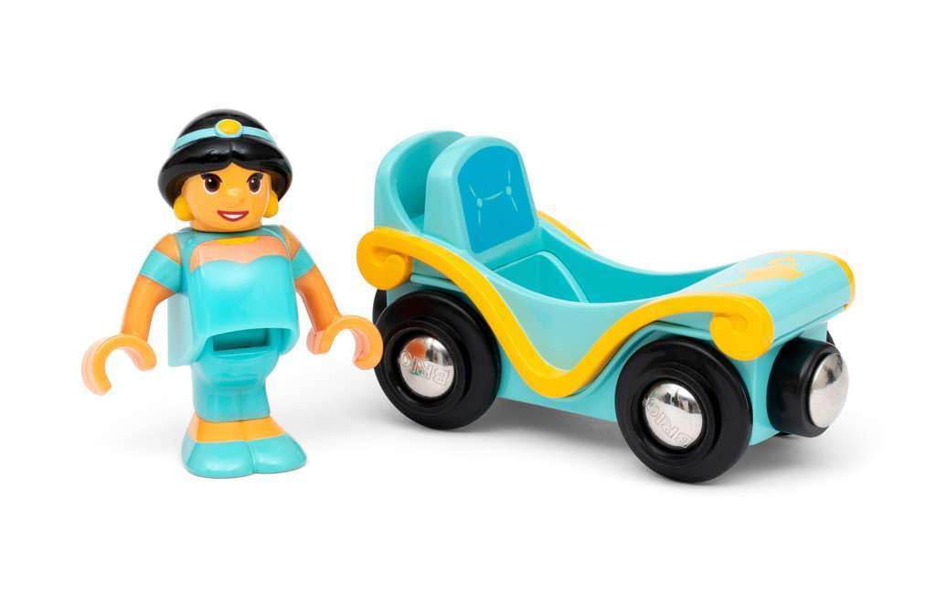 Foto 4 pulgar | Toy Train Brio Disney Princess Jasmine & Wagon Para Niños A Partir De 3 Años - Venta Internacional.