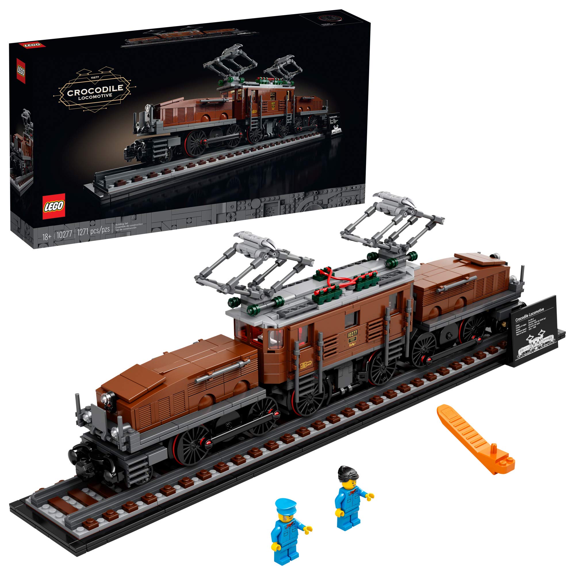 Foto 2 pulgar | Kit De Construcción Lego Crocodile Locomotive 10277 (1271 Piezas) - Venta Internacional.
