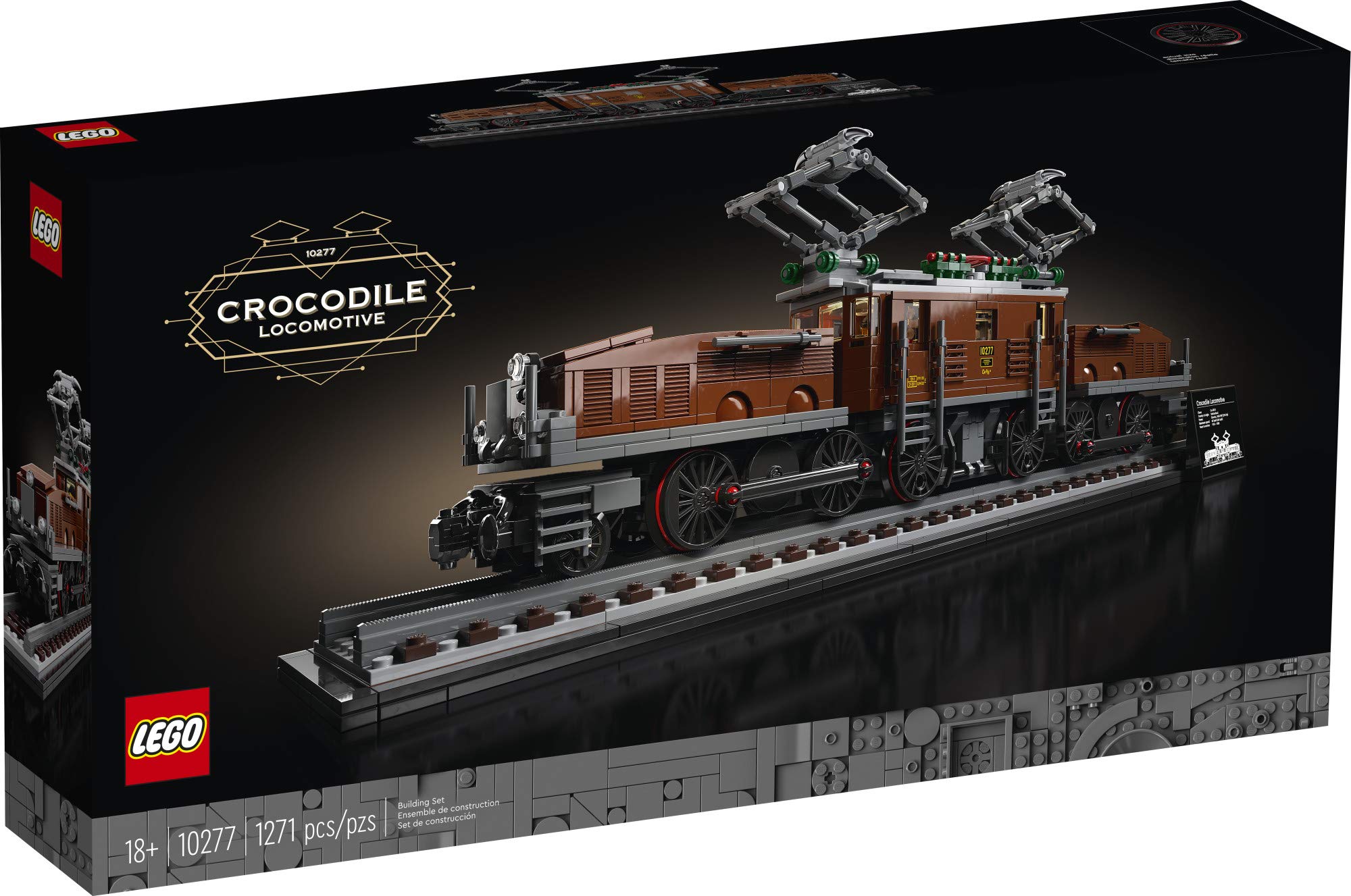 Foto 5 pulgar | Kit De Construcción Lego Crocodile Locomotive 10277 (1271 Piezas) - Venta Internacional.