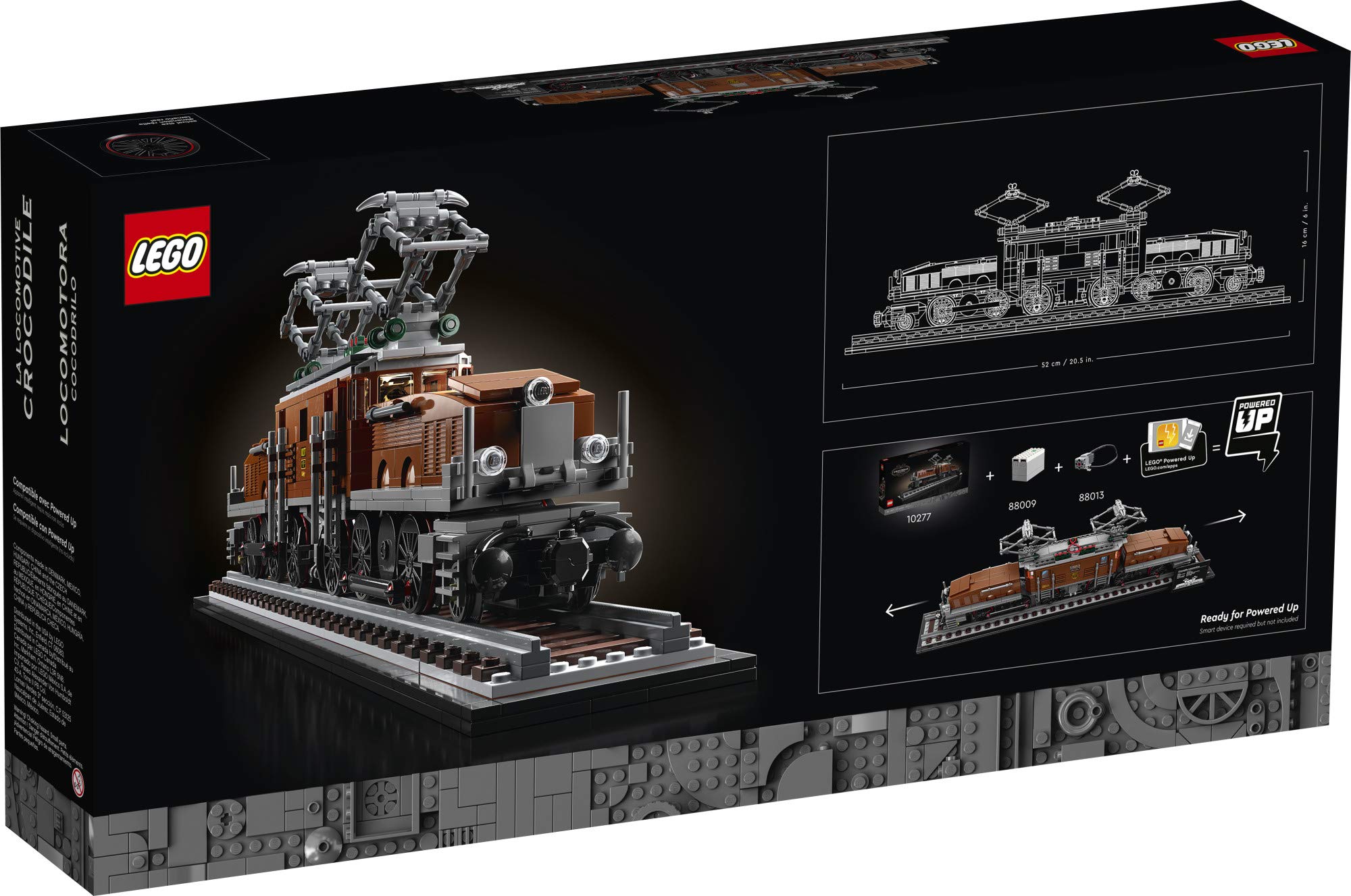 Foto 6 pulgar | Kit De Construcción Lego Crocodile Locomotive 10277 (1271 Piezas) - Venta Internacional.